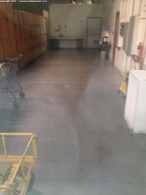 6/17/14 Irene & Jorge Cleaner on site Issues found & corrected 1. Some dust on rails - dusted off 2. Dry spill on warehouse floor - mopped up 3. Cob web by entrance - removed Ready to fix any issue Has all equipment & chemicals to perform job Wearing uniform Consumables ok 