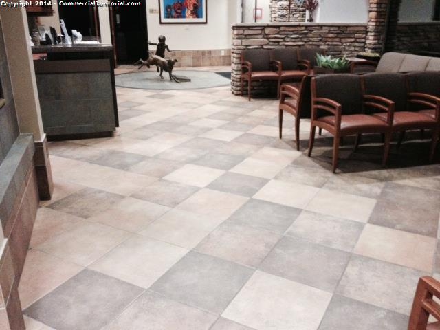 10/30/14-

Greg T. performed inspection.

The crew did a fantastic job of machine scrubbing the floors.

Work order # 598347934
The floor crew did a wonderful job on the floors. We check the heater room and there was no bottle in that area. 

Job well done!
