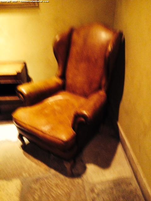 7.21.14 Cinthia Ops Manager

We cleaned and applied leather furniture polish and conditioner to the chair.

This is turning out really well.

Mark A.