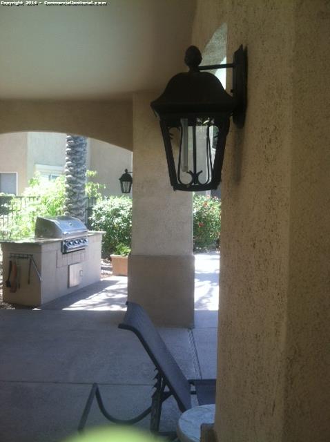 Cleaning exterior lights