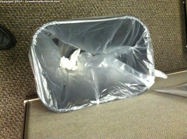 10/29/14

Mitch S. performed on-site inspection.

The crew missed this trash can.  Not to worry our management team has it covered.

Client will be very happy with our work tonight.

Mitch S.