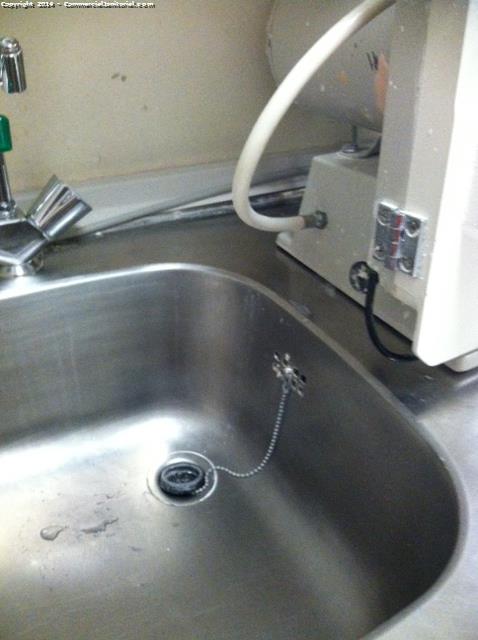In a medical office we are required to clean all stainless steel sinks