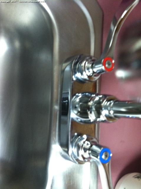 Polish and sanitize stainless steel sinks is part of a janitors job