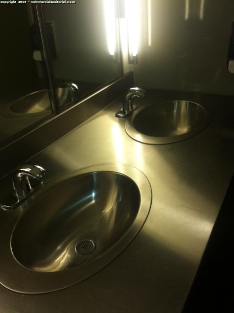 stainless steel sink cleaning