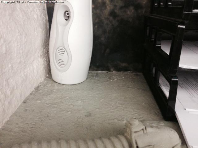 After cleaning this account cleaners went ahead and replaced air fresheners in facility 