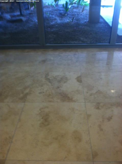 before travertine was polished