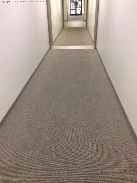 As you can see from the pic, carpets turned out nice and stains were removed client expectations were met 