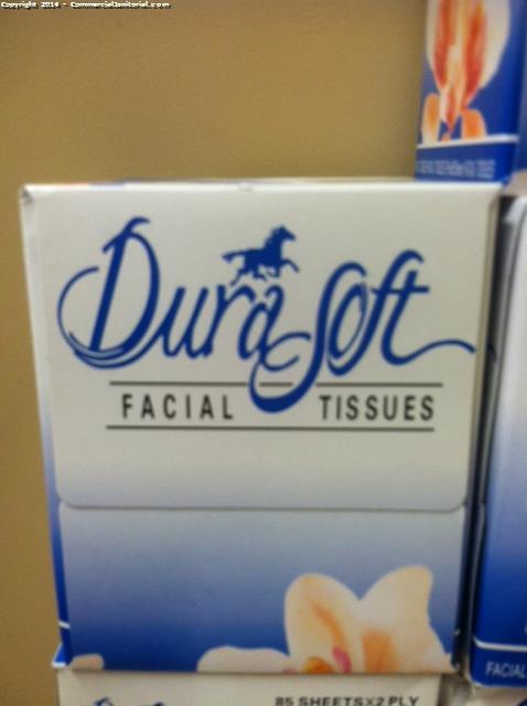 Facility was restocked with Multi-fold tissues .