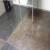 This is a before picture of a marble concrete floor.