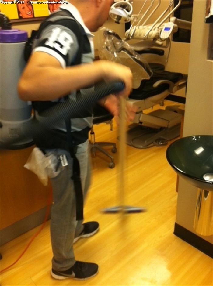 Our commercial janitorial crew uses vacuum to suck the dust or dirt from the floor in the Dental clinic is the most challenging job. We help keep your clinic clean and maintaining the equipment. 