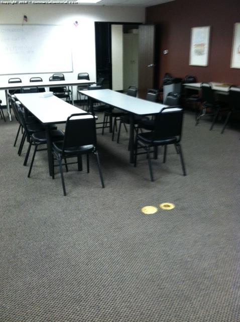 7-30-14 Performed inspection

The cleaners did a great job of wiping down conference tables.

Client will be super happy!

Jessie 