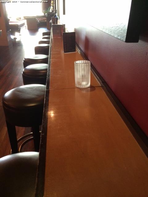 7/28- Ralph performed inspection

The restaurant looks good.  Here is a photo of the areas that we detail cleaned this everning.

The stickiness is gone.

Have a great night all 

Ralph


