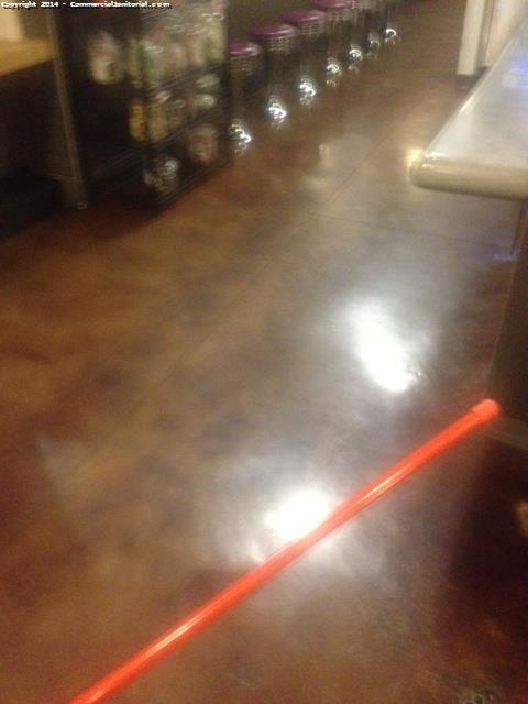 All floors were swept and mopped , bad camera quality 