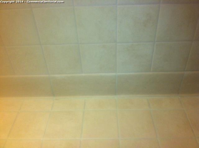 Finial report - scrubbing restroom wall came out very nice!

JoAnne 

Final inspection