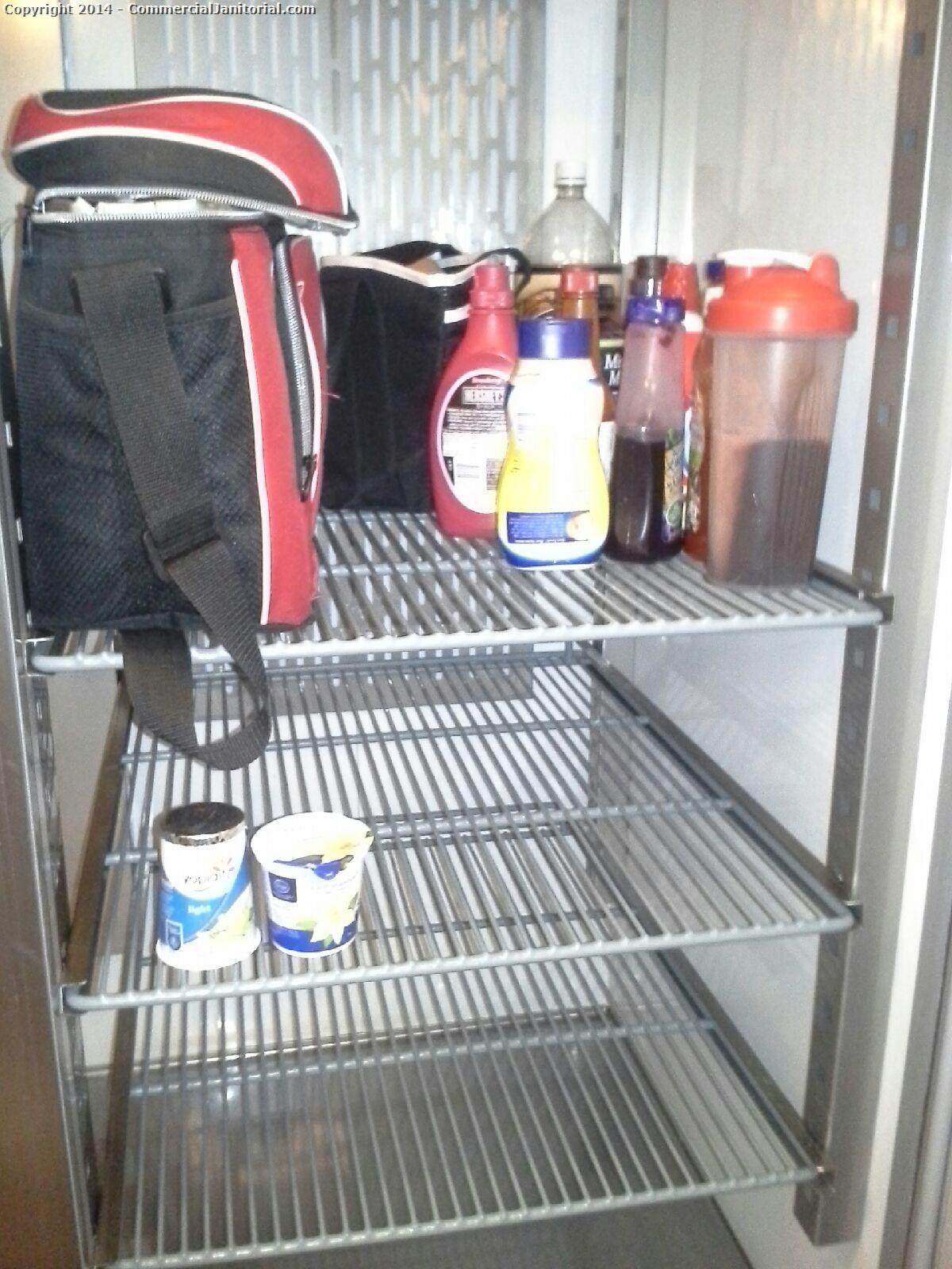 Refrigerators got cleaned, the only thing left was lunch boxes and couple of other items. 